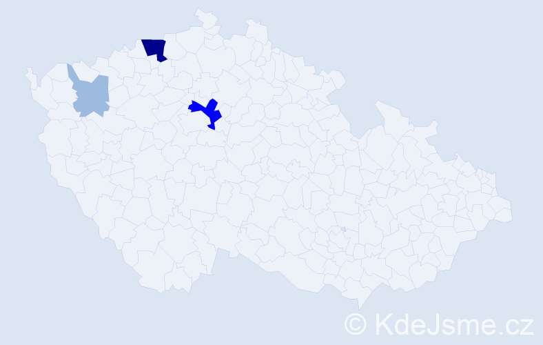 Příjmení: 'Fujava', počet výskytů 8 v celé ČR