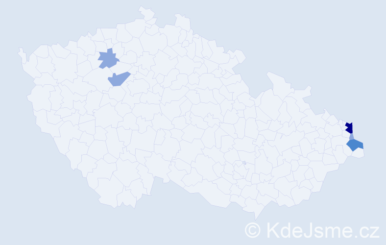 Příjmení: 'Lankoczová', počet výskytů 10 v celé ČR