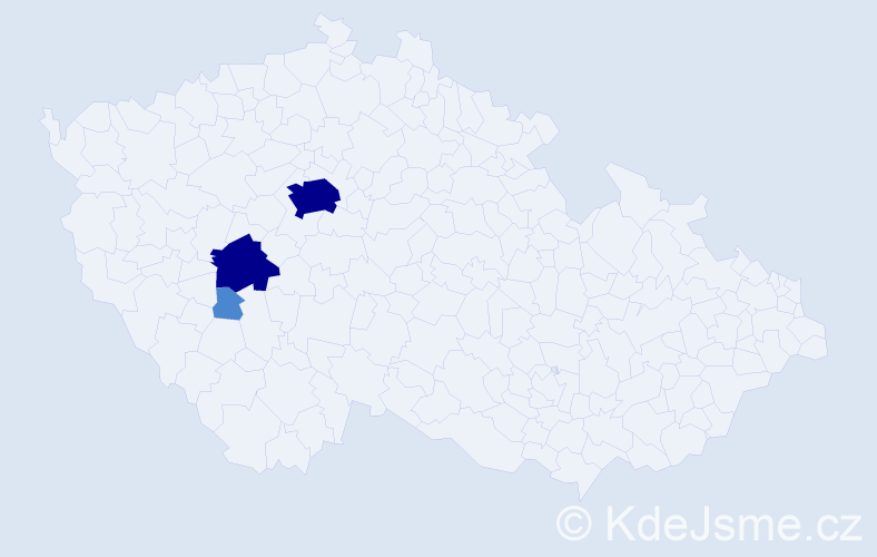 Příjmení: 'Jašprová', počet výskytů 7 v celé ČR