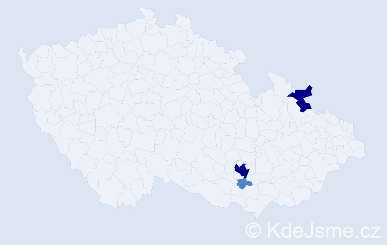 Příjmení: 'Busios', počet výskytů 7 v celé ČR