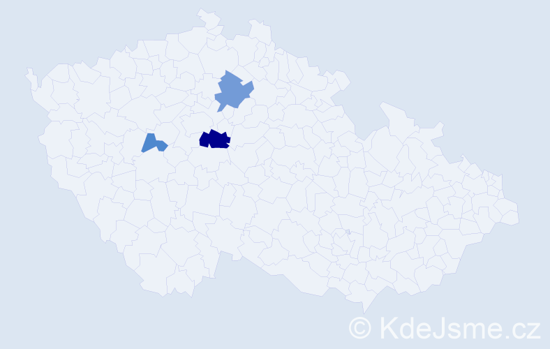 Příjmení: 'Motuz', počet výskytů 7 v celé ČR