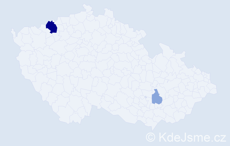 Příjmení: 'Nudčenko', počet výskytů 11 v celé ČR
