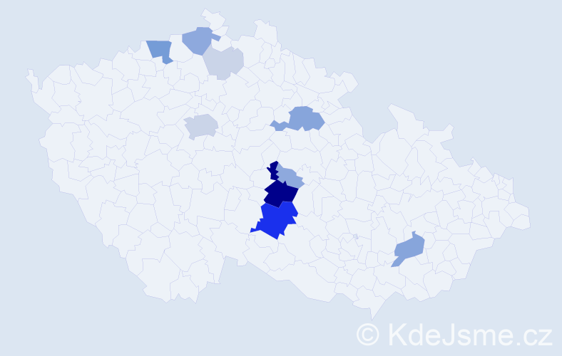 Příjmení: 'Rutsch', počet výskytů 38 v celé ČR