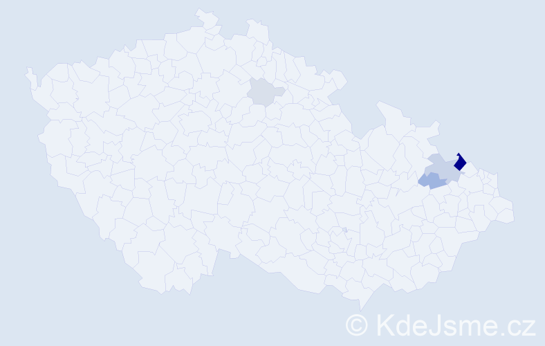 Příjmení: 'Westová', počet výskytů 14 v celé ČR