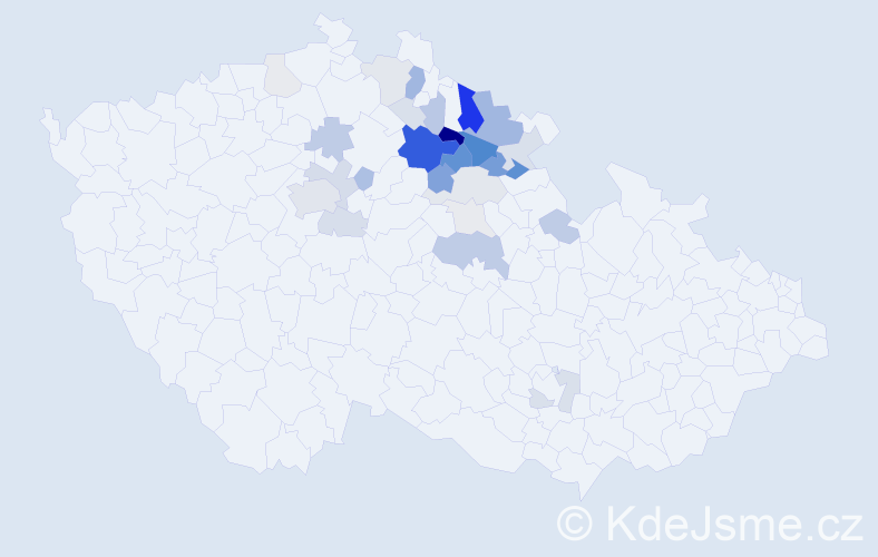 Příjmení: 'Imlauf', počet výskytů 123 v celé ČR