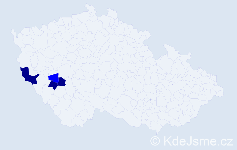 Příjmení: 'Stichenwirth', počet výskytů 11 v celé ČR