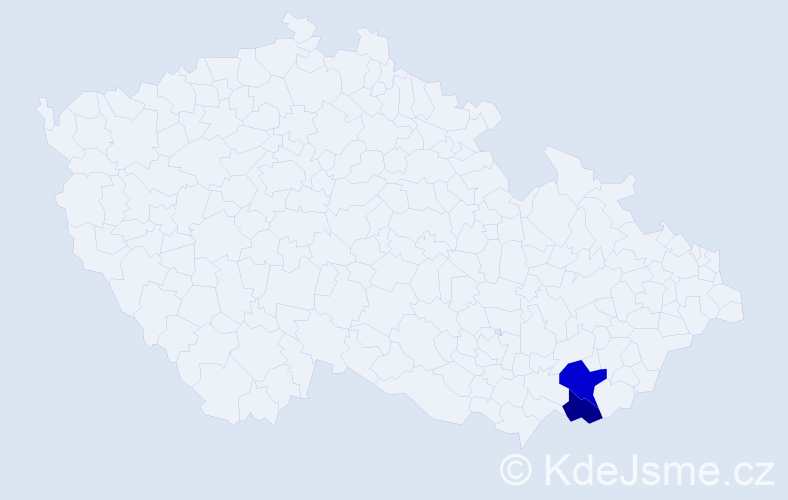 Příjmení: 'Strakáčová', počet výskytů 11 v celé ČR