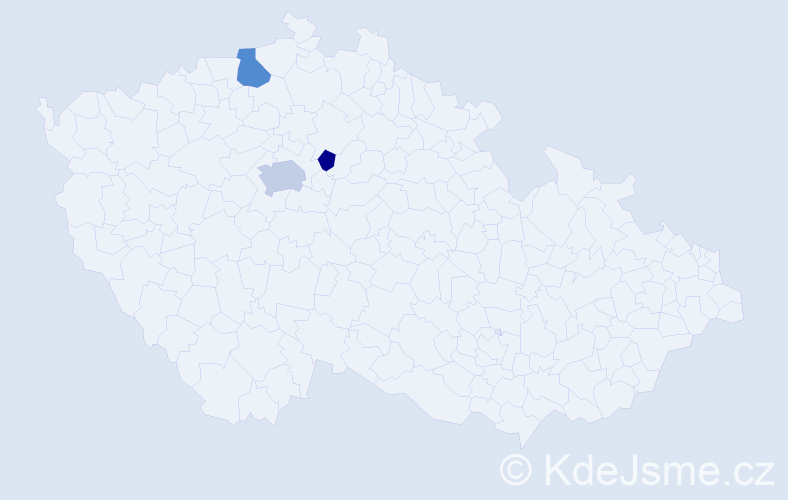 Příjmení: 'Chernyayeva', počet výskytů 6 v celé ČR