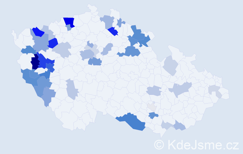 Příjmení: 'Holzknecht', počet výskytů 127 v celé ČR