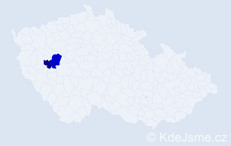 Příjmení: 'Neblechová', počet výskytů 4 v celé ČR