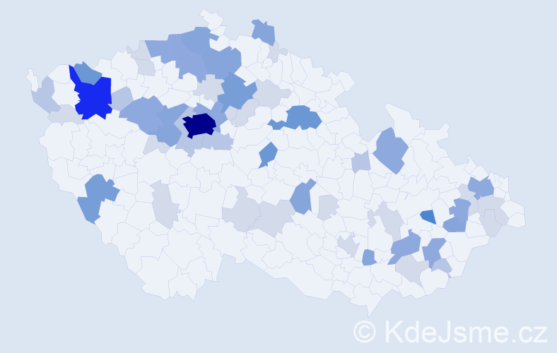 Příjmení: 'Gonda', počet výskytů 159 v celé ČR