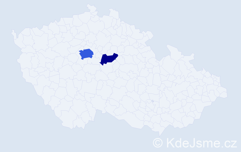 Příjmení: 'Waschinger', počet výskytů 8 v celé ČR