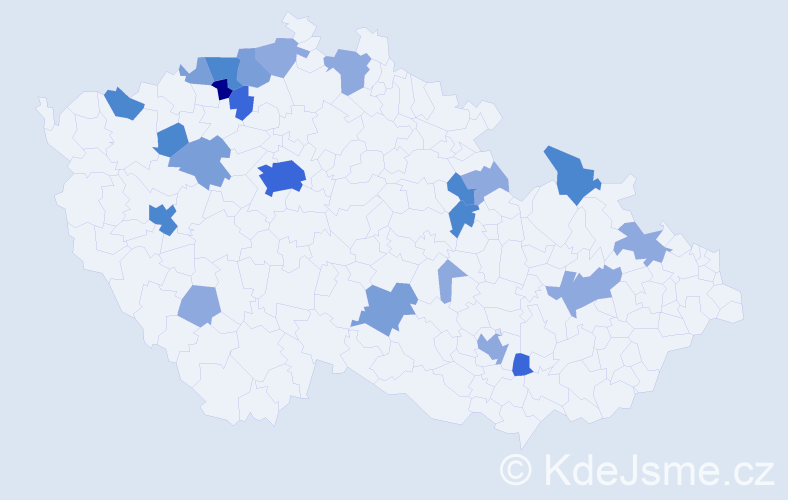 Příjmení: 'Lifka', počet výskytů 56 v celé ČR