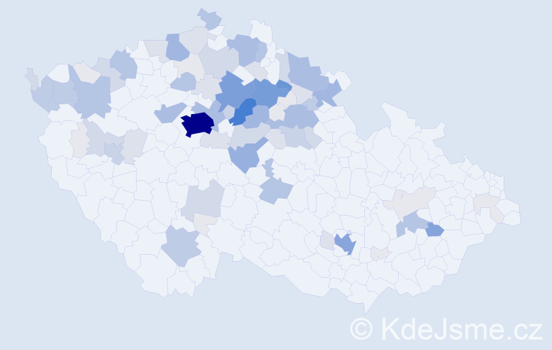 Příjmení: 'Dytrych', počet výskytů 346 v celé ČR