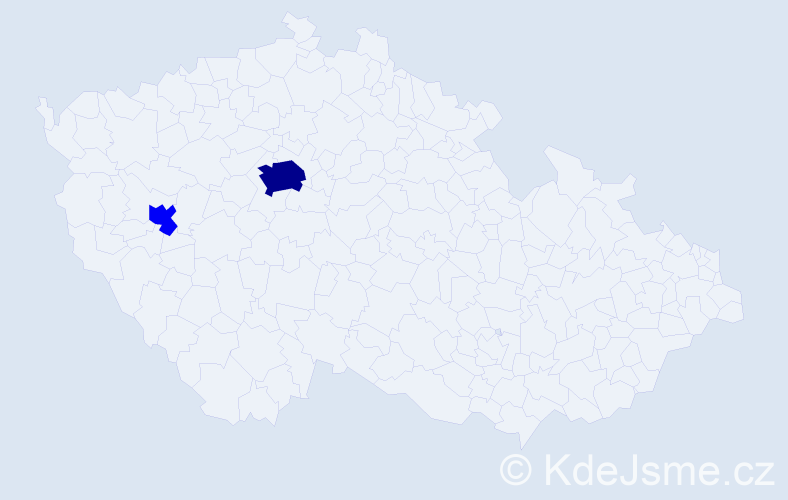 Příjmení: 'Yakymiv', počet výskytů 15 v celé ČR