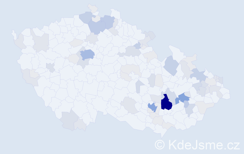 Příjmení: 'Plhal', počet výskytů 247 v celé ČR