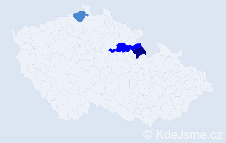 Příjmení: 'Retzer', počet výskytů 8 v celé ČR