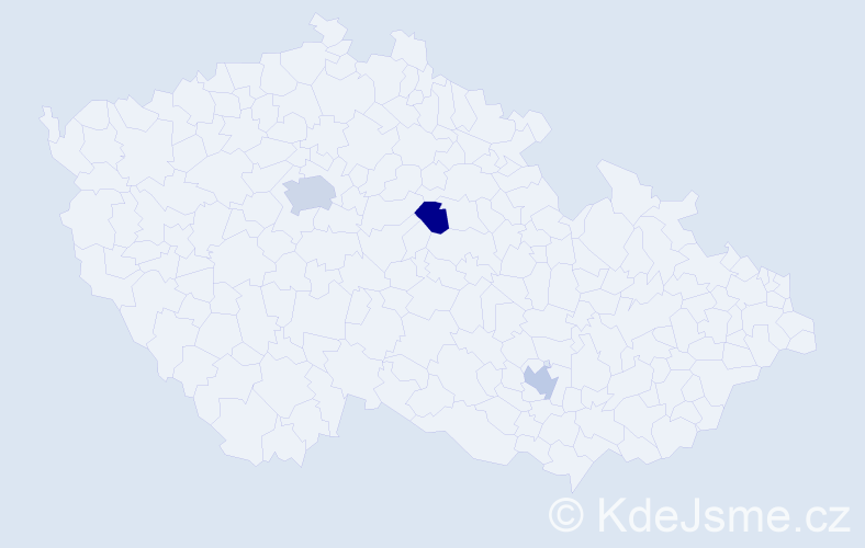 Příjmení: 'Kolodžej', počet výskytů 4 v celé ČR