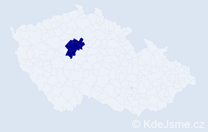 Příjmení: 'Dražík', počet výskytů 3 v celé ČR