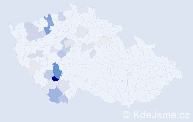 Příjmení: 'Malkus', počet výskytů 129 v celé ČR