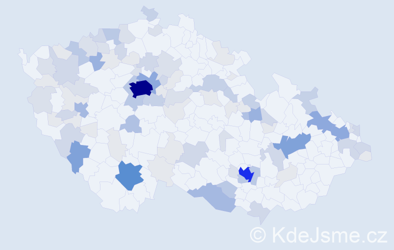 Příjmení: 'Lerch', počet výskytů 330 v celé ČR