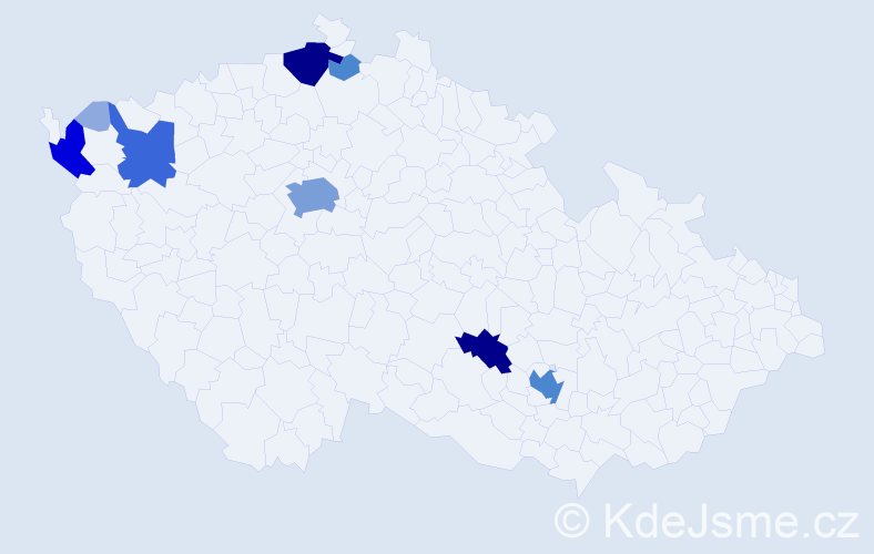 Příjmení: 'Engelhart', počet výskytů 33 v celé ČR