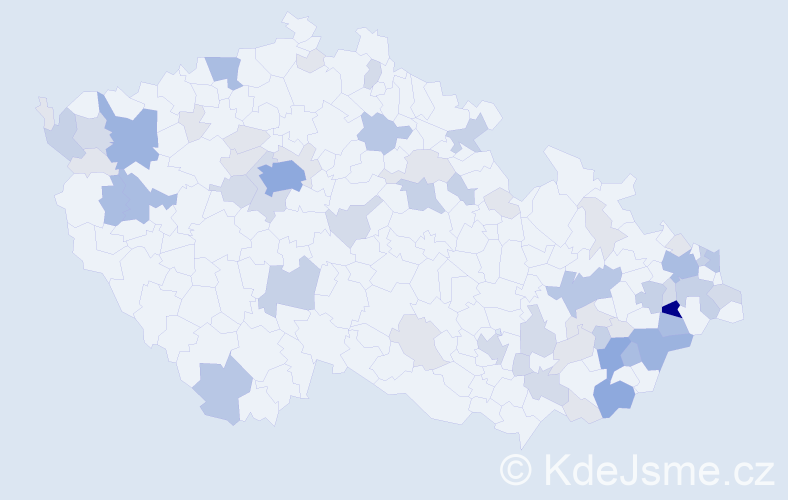 Příjmení: 'Matúšová', počet výskytů 179 v celé ČR