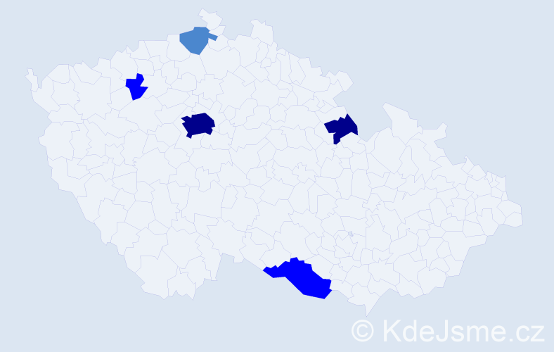 Příjmení: 'Figl', počet výskytů 11 v celé ČR