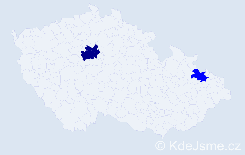 Příjmení: '"Garcia Torres"', počet výskytů 5 v celé ČR