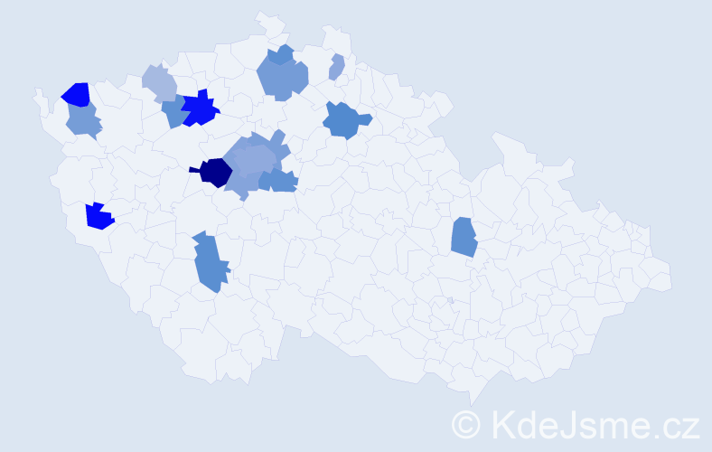 Příjmení: 'Porsch', počet výskytů 41 v celé ČR