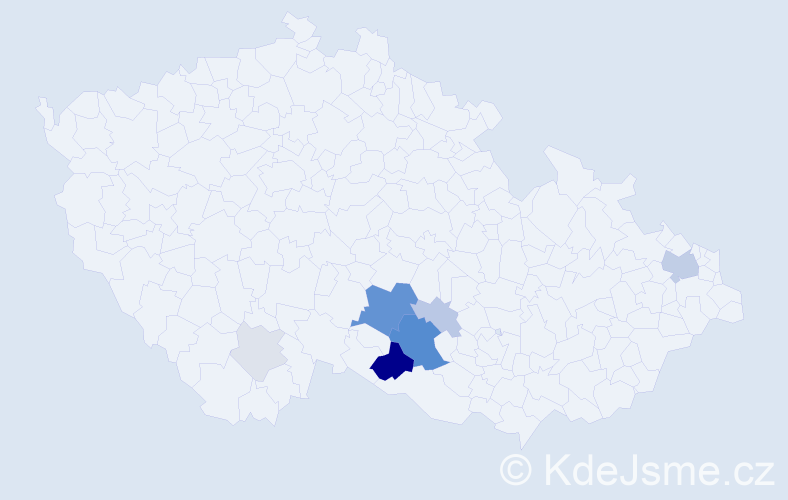 Příjmení: 'Kűhtreiber', počet výskytů 29 v celé ČR