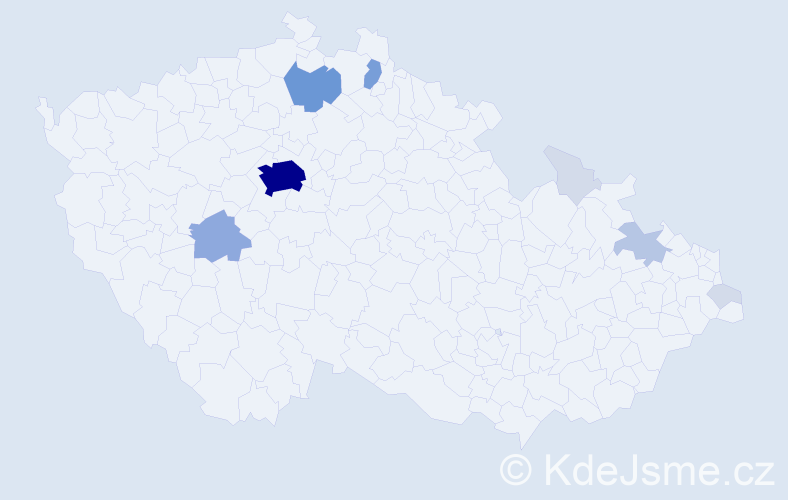 Příjmení: 'Marku', počet výskytů 35 v celé ČR