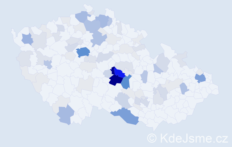 Příjmení: 'Bencová', počet výskytů 321 v celé ČR