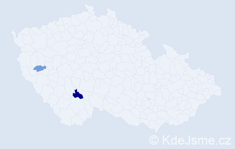 Příjmení: 'Teresčenko', počet výskytů 6 v celé ČR