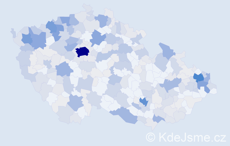 Příjmení: 'Tóthová', počet výskytů 1139 v celé ČR