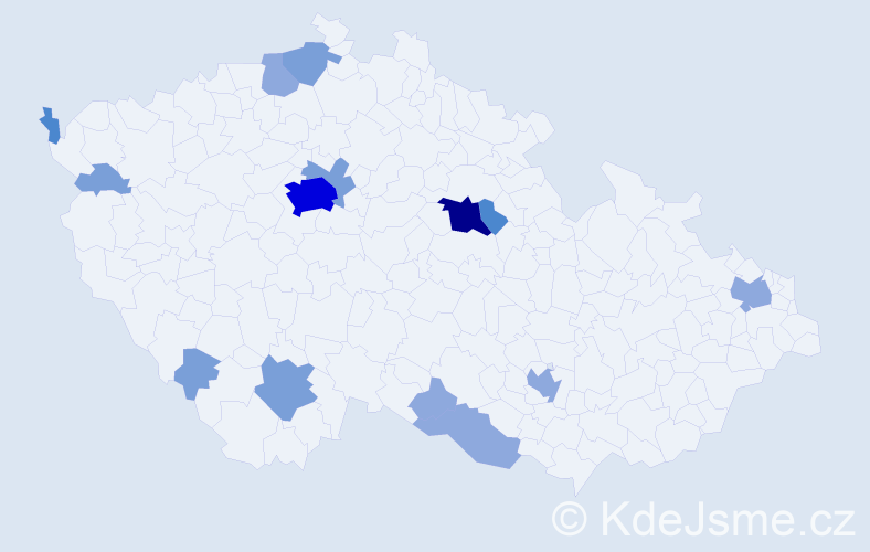 Příjmení: 'Lomnická', počet výskytů 34 v celé ČR