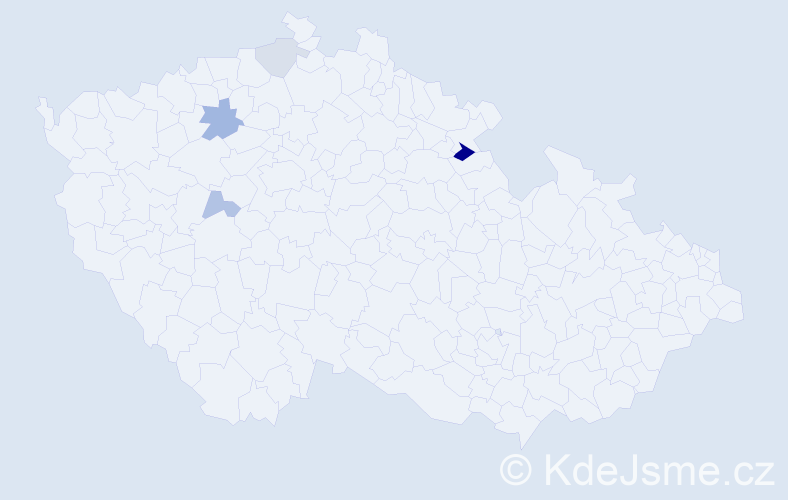 Příjmení: 'Zošiaková', počet výskytů 8 v celé ČR