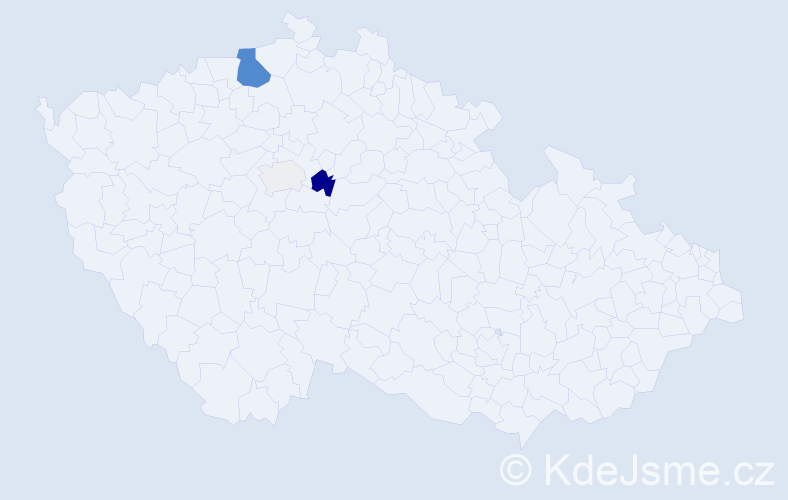 Příjmení: 'Kolankiewiczová', počet výskytů 11 v celé ČR