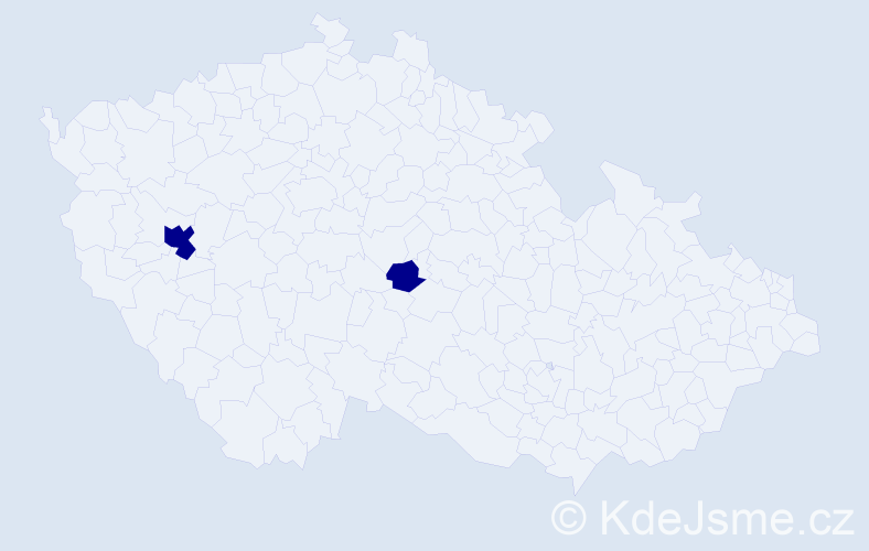 Příjmení: 'Plohmer', počet výskytů 4 v celé ČR