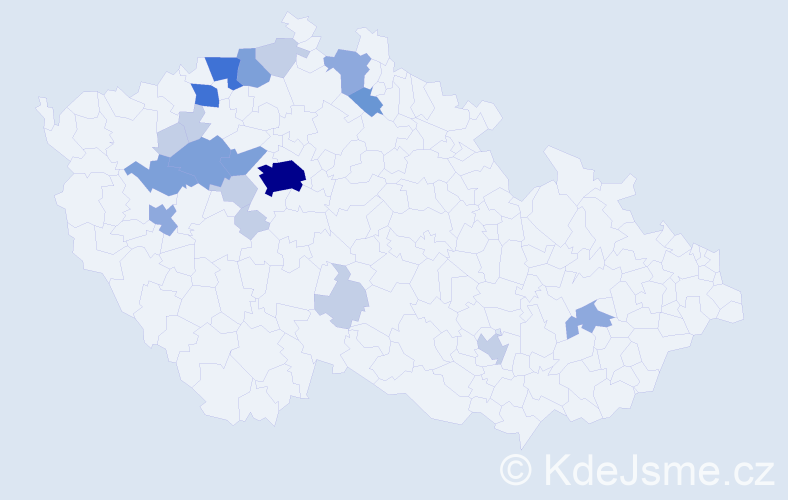 Příjmení: 'Bretschneider', počet výskytů 52 v celé ČR
