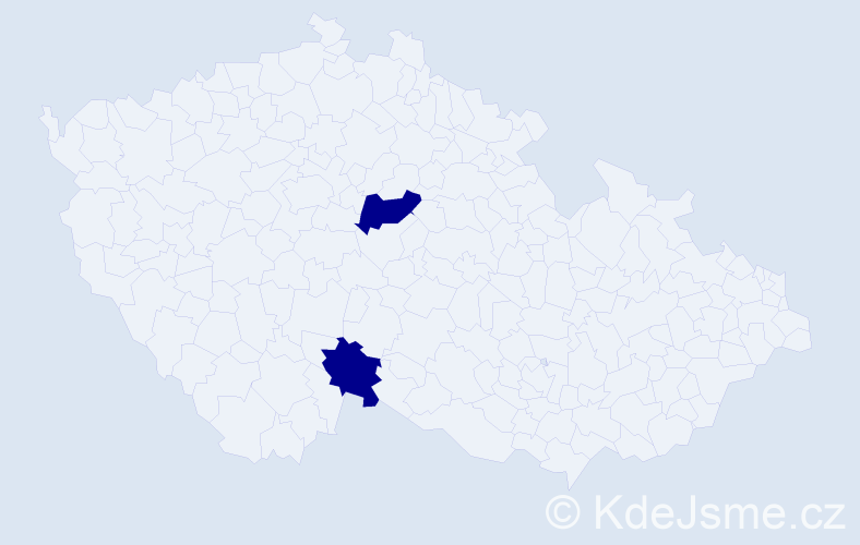 Příjmení: 'Konarzewski', počet výskytů 2 v celé ČR