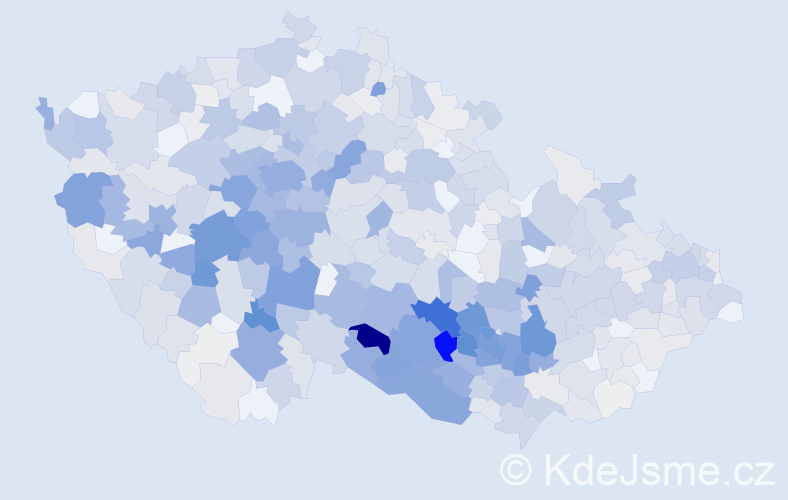 Příjmení: 'Burianová', počet výskytů 2873 v celé ČR