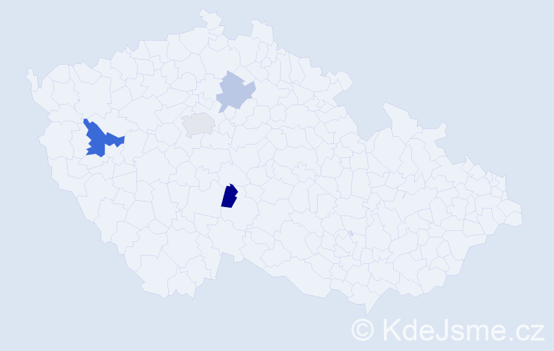 Příjmení: 'Boyarchuk', počet výskytů 7 v celé ČR