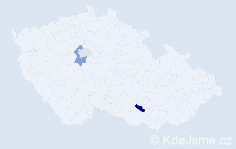 Příjmení: 'Matolych', počet výskytů 3 v celé ČR