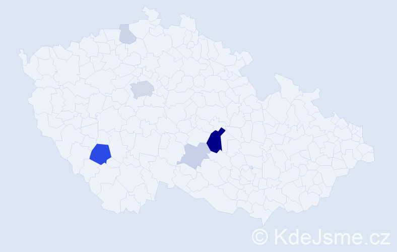 Příjmení: 'Promberger', počet výskytů 18 v celé ČR