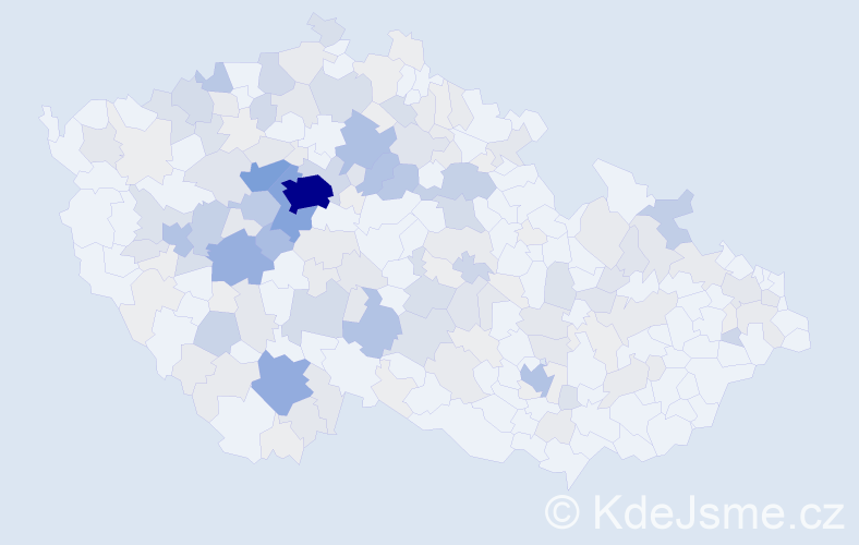 Příjmení: 'Rys', počet výskytů 687 v celé ČR