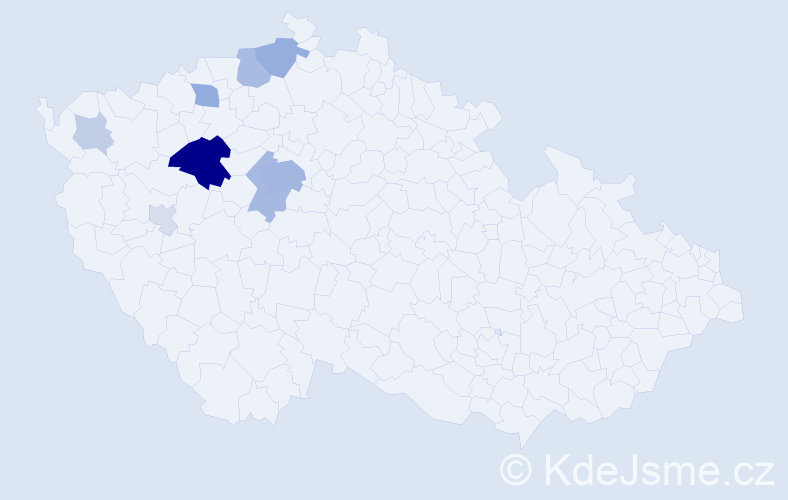 Příjmení: 'Tittelbach', počet výskytů 34 v celé ČR