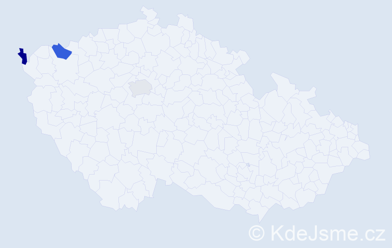 Příjmení: '"Dinh Thi Thuy"', počet výskytů 3 v celé ČR