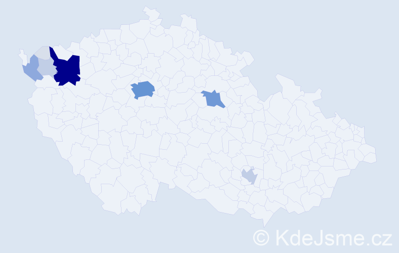 Příjmení: 'Dotzauer', počet výskytů 45 v celé ČR