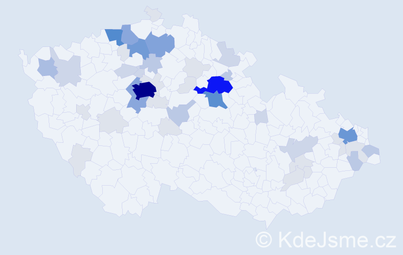Příjmení: 'Papíková', počet výskytů 159 v celé ČR